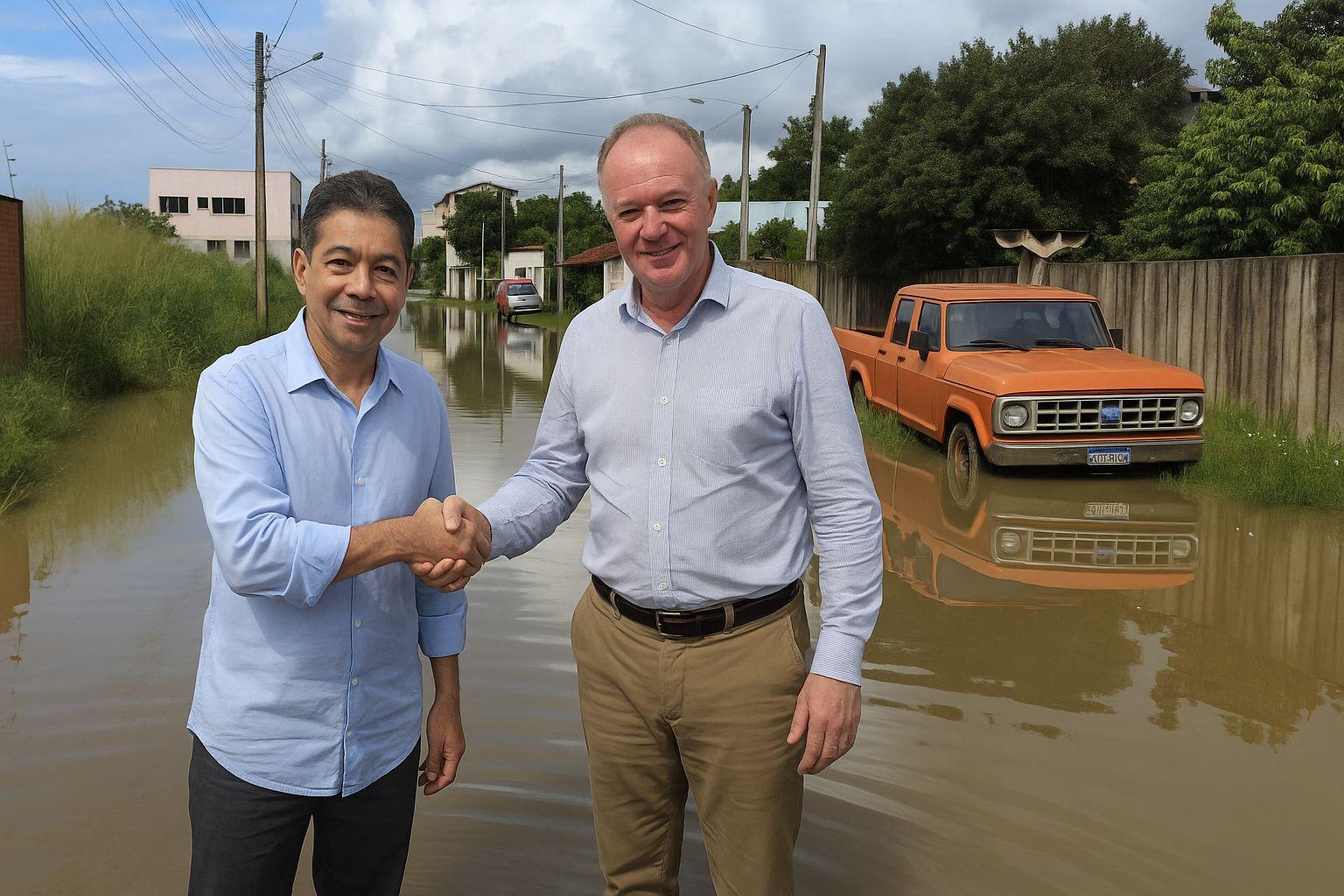 Freitas e Casagrande abandonam Guriri em meio ao caos das chuvas